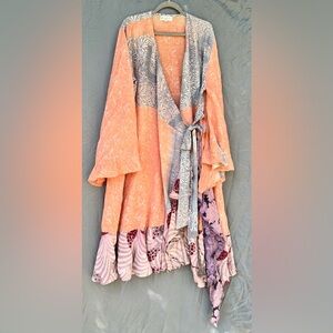 Kantha Bae semi wrap dress